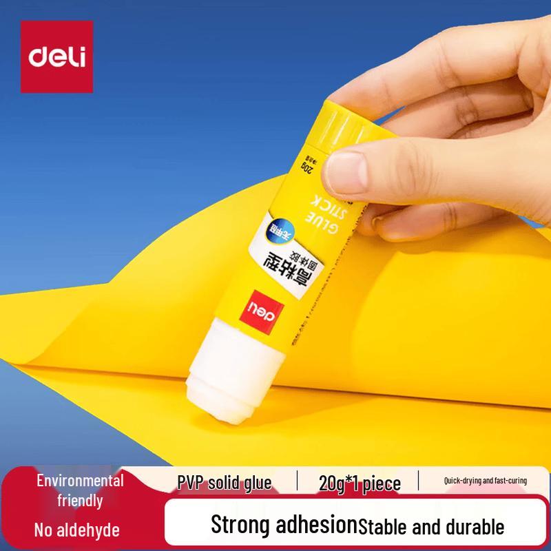 Deli 20g PVP Solid Glue Sticks (3-Pack)
