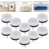 40Pcs Anti-Slip Furniture Leg Bottom Pads Nylon Head Metal Pin Floor Protectors Chair Table Feet Scratch Preventers