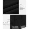 Charmoleaks Women One Piece Swimdress Tummy Control Swimsuits Full Coverage Bathing Suit Modest Mesh Sheer Swim Skirt