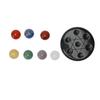 7Pcs Chakra Stones with Obsidian Base Chakra Stones Healing Crystals Set for Beginners Professional