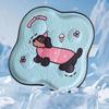 Cartoon Gel Seat Cushion For Driving Auto Cooling Seat Cushion Cherry Dog Pattern Breathable Sitting Pads Absorbs Pressure