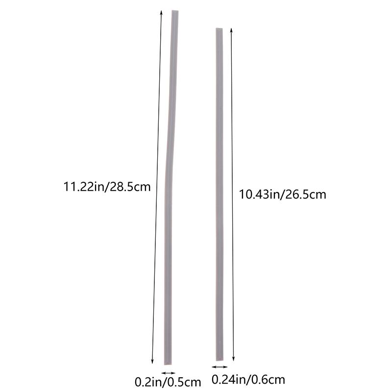 1/2Pcs Rubber Strip Laptop Bottom Shell Cover Foot Pad For HP Elitebook X360 1030G7 G8 Bottom Case Non-Slip Bumper Feet Strips