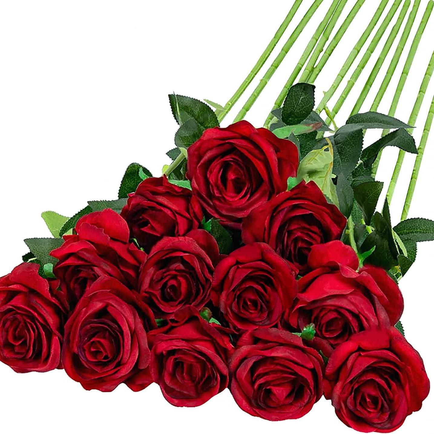 

Имитация роз, один шелк, поддельные цветы, искусственные цветы, украшение свадебного зала, букет, Маленький Париж бордовый