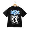 ACDC Band Graphic T-Shirt - Rock Music Streetwear Lightning Guitar Tee
