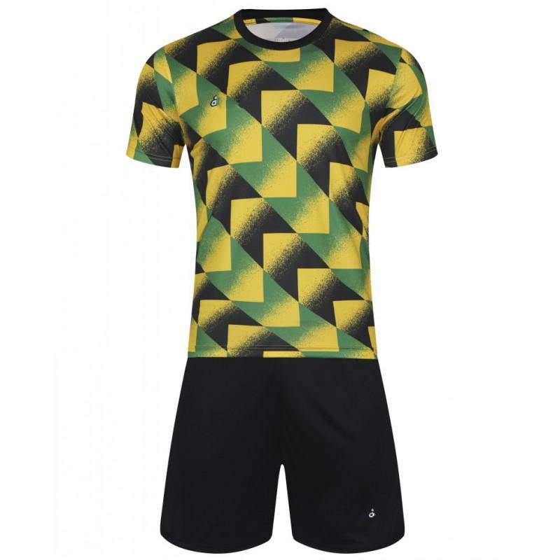 Adult Soccer Jersey Set Short Sleeve Team Uniform Custom Print Number Name Sportswear