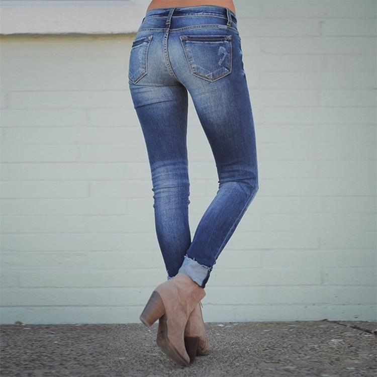 2024 Women'S Jeans Water Washed Slimming And Sensual Women'S Pants