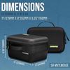 Shure by Gator MV7 Series Carrying Case Nylon Hard Shell Storage for One Microphone