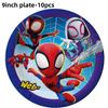 Spider Hero Birthday Party Decoration Plate Cup Banner Balloon Superhero Party Favors Baby Shower Decor Birthday Supplies Gift