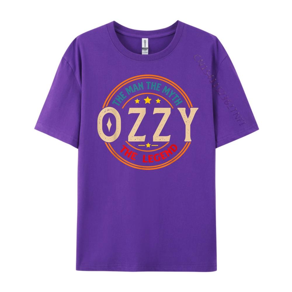 Ozzy Der Mann Der Mythos Die Legende Personalisierte Grafik T-Shirts Herren Übergroß Bedrucktes T-Shirt T-Shirt Normal