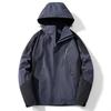 Japanese Style Spring and Autumn Removable Hooded Jacket Student Group Self-driving Windbreaker Outdoor Fishing Waterproof Clothing