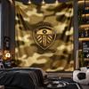 Arazzo da Appendere a Parete Stampa Calcio Leeds United Tessuto per Soggiorno Camera da Letto Decorazione Casa