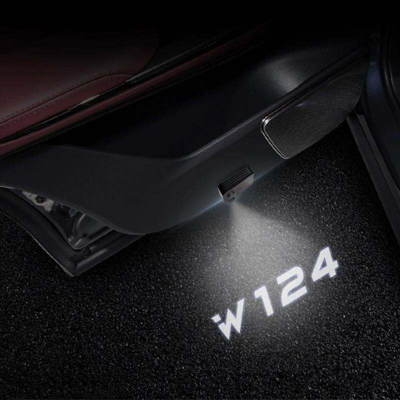 AAVZ1 LED compatible compatible for W204 W203 W124 Logo C‑Class C260 C250 C300 E‑Class E260 E300 E350 Car Door Courtesy Light Projector Welcome Lamp 1x For 1 Door