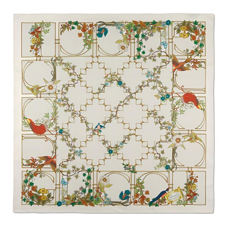 Gucci Printed Silk Twill Carré Women's 7773533G0019200