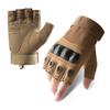 Nonslip Cycling Gloves Training Gloves Reinforced Finger Joint AntiVibration Padding Half Finger Gloves for Biking