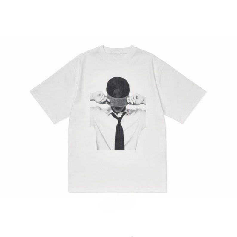 2026 BTS Summer Fashion Trendy Men Women Vintage Top Hip Hop Streetwear Oversized Tshirt Vintage Bangtan Shirt, Retro Black & White Aesthetic Shirts