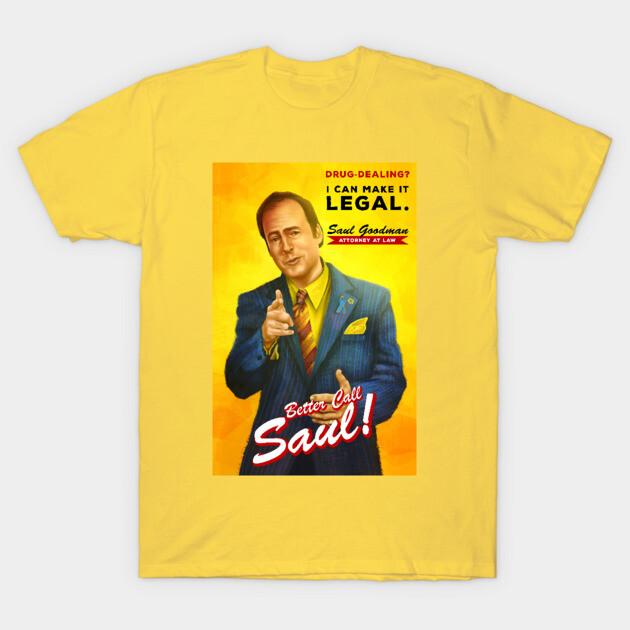 Asian Size Cotton Unisex Tshirt Print T-shirt Better Call Saul T-shirt No-Cut Print Regular Fit