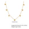 Wind Stainless Steel Flat Cross Chain Bow Women'S Niche Exquisite Bracelet Nc-