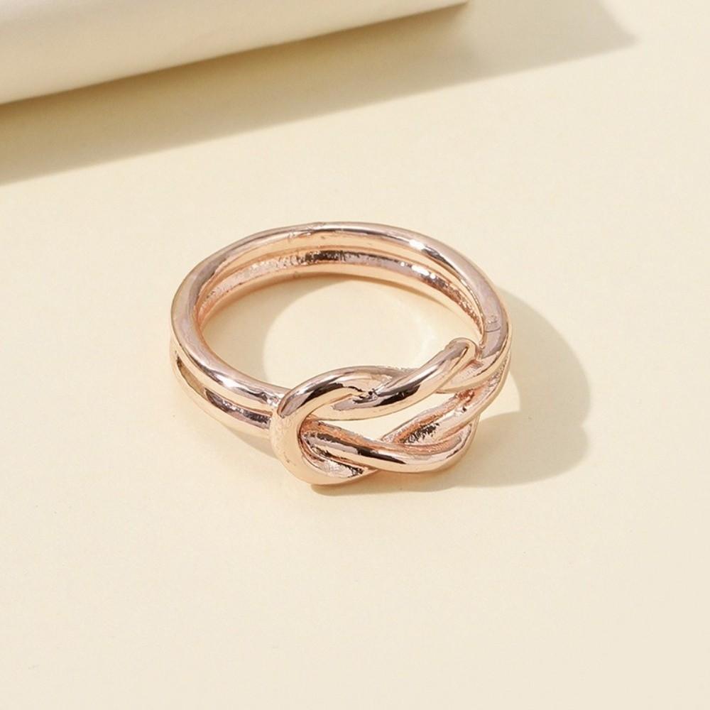 Einfarbiger Schalring Schnalle Doppeltes Glücksknoten Schal-Accessoire Schulterdekoration