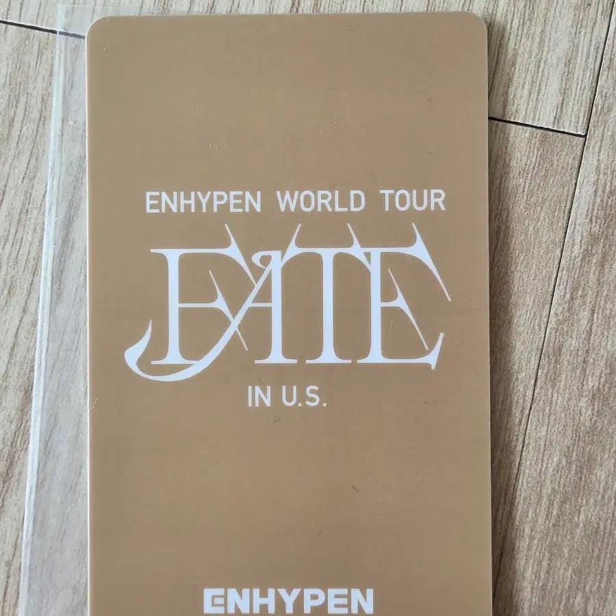 Enhypen Fate US Heeseung Album lucky draw photocard