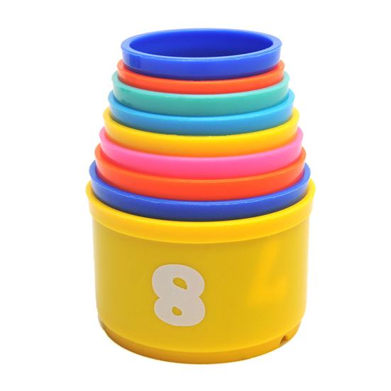 Rabbit Toy Interactive Stacking Cups Bunny Toy Small Rabbit Hiding Food Toy Hamster Foraging Ball for Small Pet