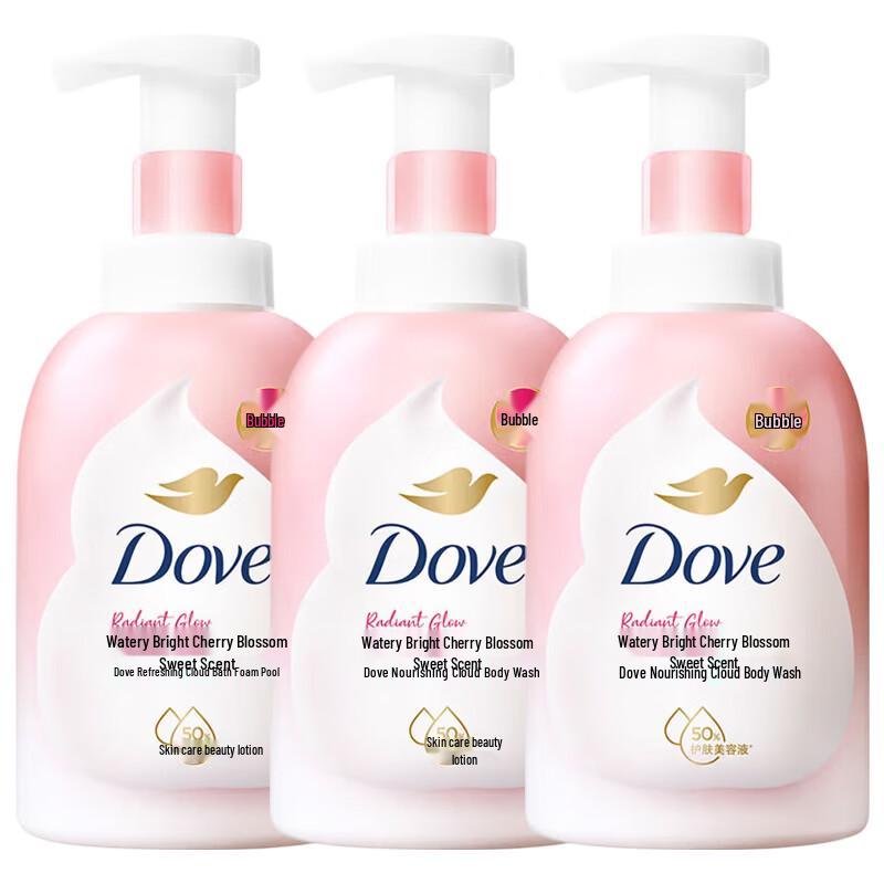 Dove Cherry Blossom Sweet Scent Foaming Body Wash
