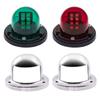 Aoling Navigation Light Navigation Light LED 12V 2NM Red Green Marine Sailing Light Boat Light Bow Light Small and Light Waterproof Corrosion