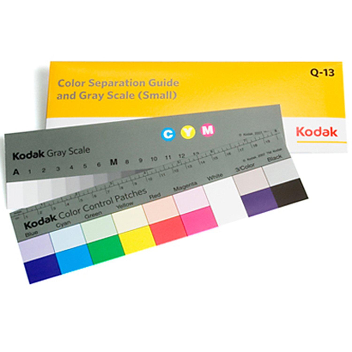 

Kodak Color Separation Guide Grayscale 8 дюймів 1527654 & Q-13 білий