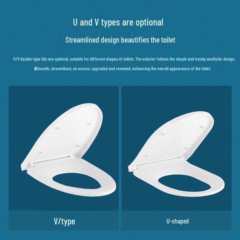 Jomoo U-Shape Quick Release Antibacterial Toilet Seat
