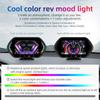 Industrial Grade Car HUD Display with OBDGPS Clear Speedometer Water & Oil Temperature Overspeed Alarm Display Panel