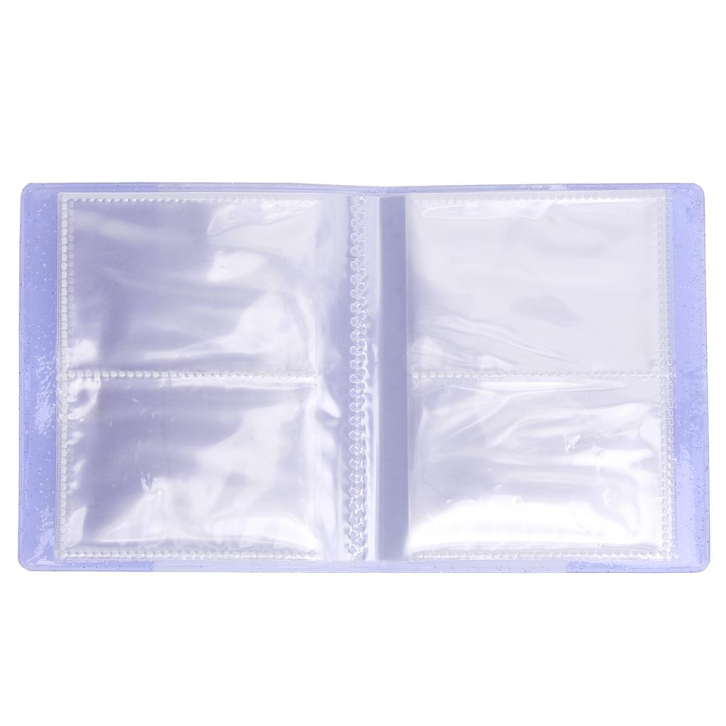 64 Pocket 3 Inch Photo Album Book for Instax for Fujifilm Mini 11/8/9/7s/25/70/90Purple