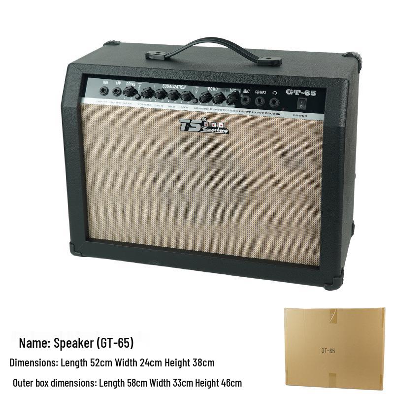 Portable Guitar Amp Saxophone Keyboard Acoustic Guitar Electric Wind Instrument Rechargeable for Outdoor Performance