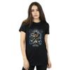 Marvel Womens/Ladies Black Panther Movie Poster Cotton Boyfriend T-Shirt