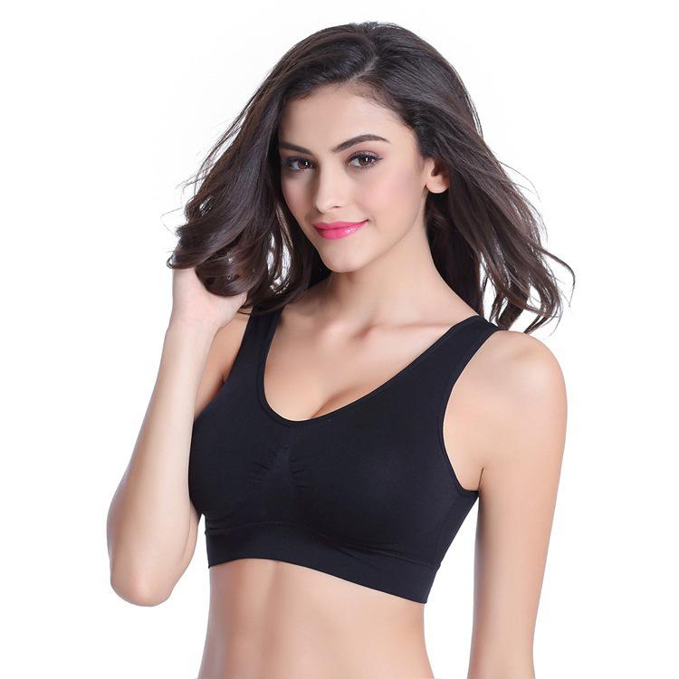 Women's Plus Size Wire-Free Sports Bra for Running, Yoga, and Sleep