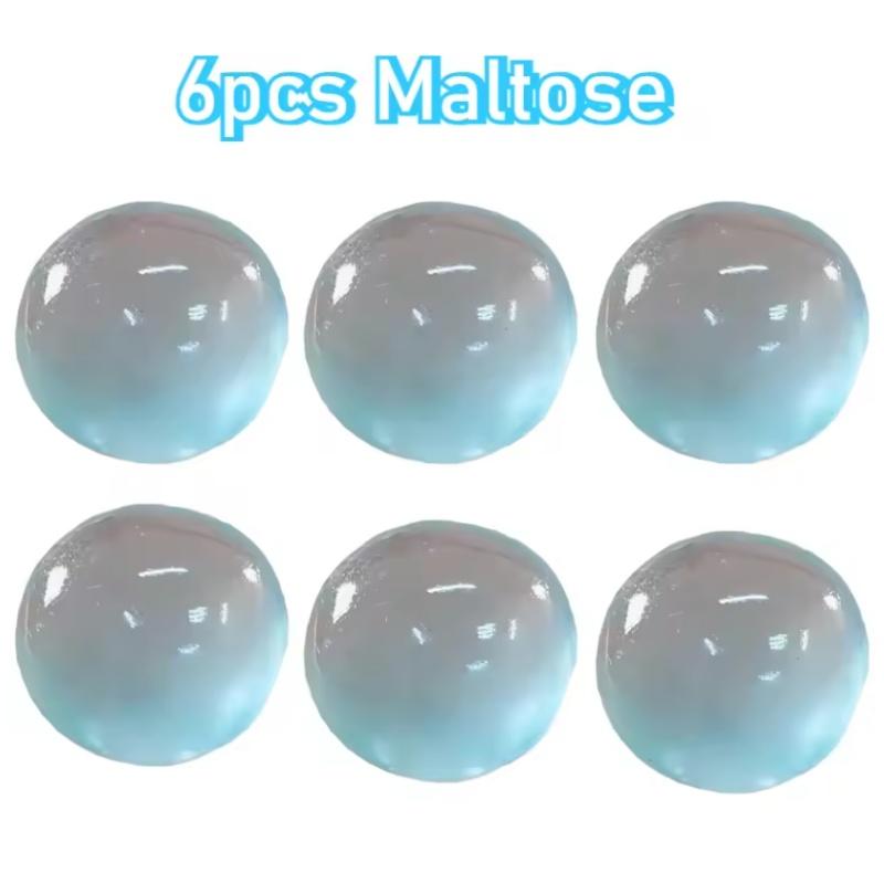 Juguete Squishy de Maltosa Azul Lindo Mochi Anti Estrés Juguete Fidget Suave Simulada Bola Azul Transparente Rebote Rápido Juguete de Descompresión