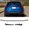 3pcs Rr Bumper Trim Strip Left Right Center Lower Bumper Cover Trim For C-Class W206   Line 2022-2024