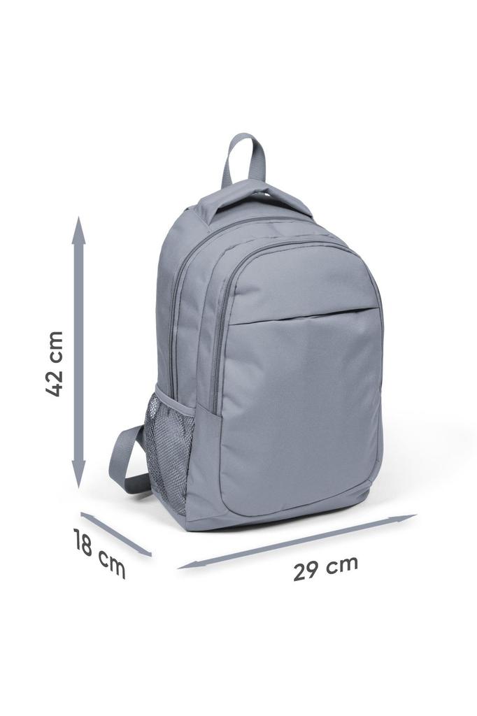 Coral High Kids Pembe Mavi Simli Kedi Desenli Üç Bölmeli Okul Sırt Çantası 14387