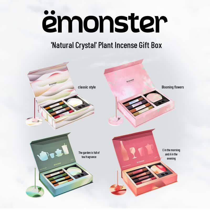 EMONSTER Crystal Incense Aromatherapy Gift Box