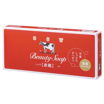 Cow Brand Soap Red Box 90g X 6 Pieces