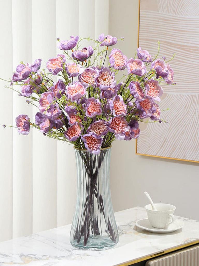 8 Adet Yapay Çiçekler 60cm Yapay Orman Gülü Çiçekleri Köpük Çiçekler Azalea Çiçekleri Ev Masaları Düğün Mutfak Dekoru için Sahte Çiçekler