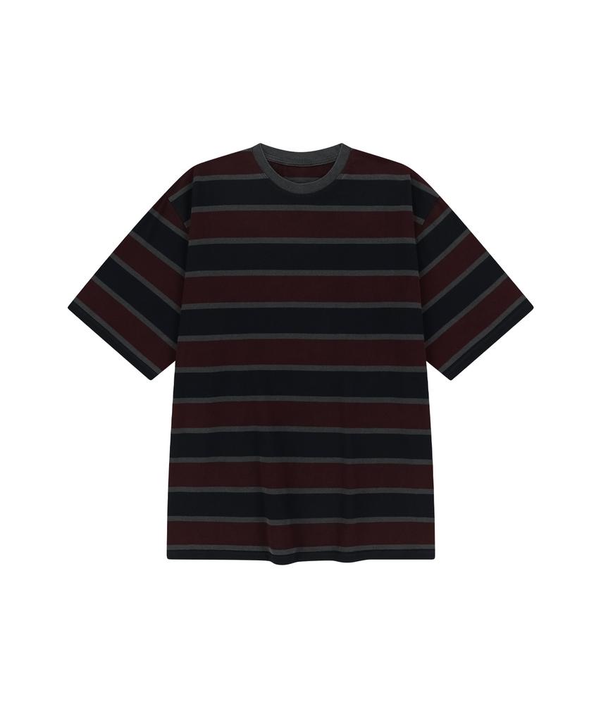 ENDOOR Vintage Stripe 1/2 T-Shirt (Vtg Red)