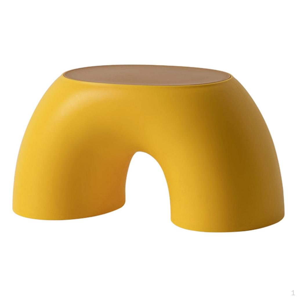 , Jungen und Mädchen, Innen- und Außenbereich, Bogenförmiges Kunststoffdesign, Hocker aus Kunststoff für Kinder