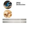 Replacement Planer Blades Size Planer Tool Part 1 Set 261x16.5x1.5mm Fit For Heavy Duty High Speed Steel Planer Blade