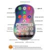 Starry Sky Multi-Color Night Light Projector with Timer