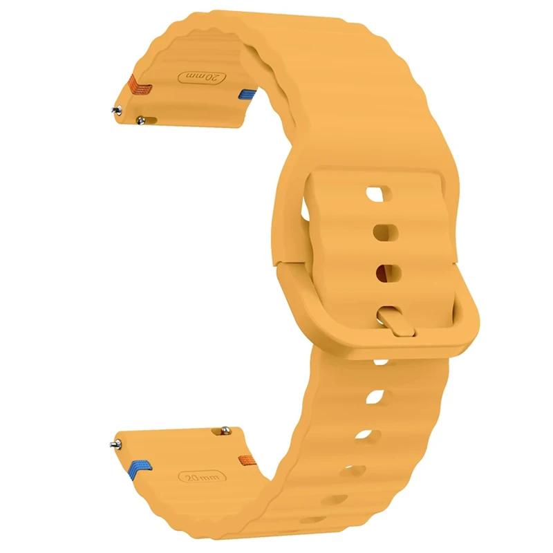 22mm 20mm Silikonarmband für Samsung Galaxy Watch 7 6 5 4 44mm 40mm 6 Classic Active 2 Sportarmband für Huawei Gt Uhrenarmband