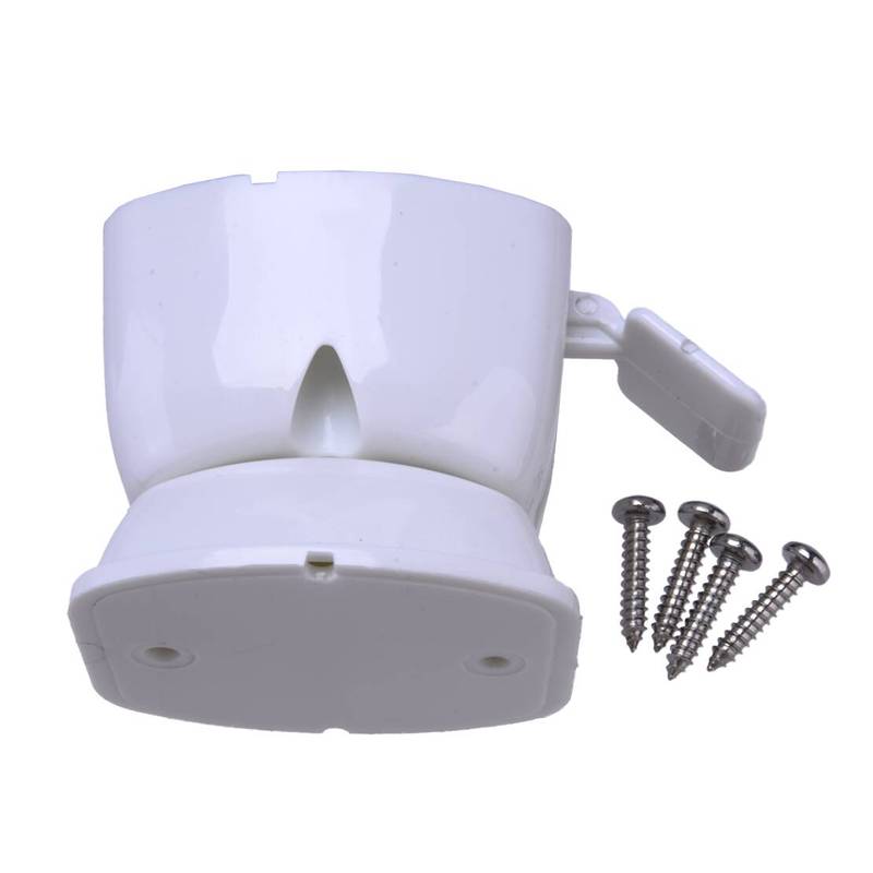 White RV Door Retainer Catch Latch Holder Fit for Caravan Cargo Motorhome