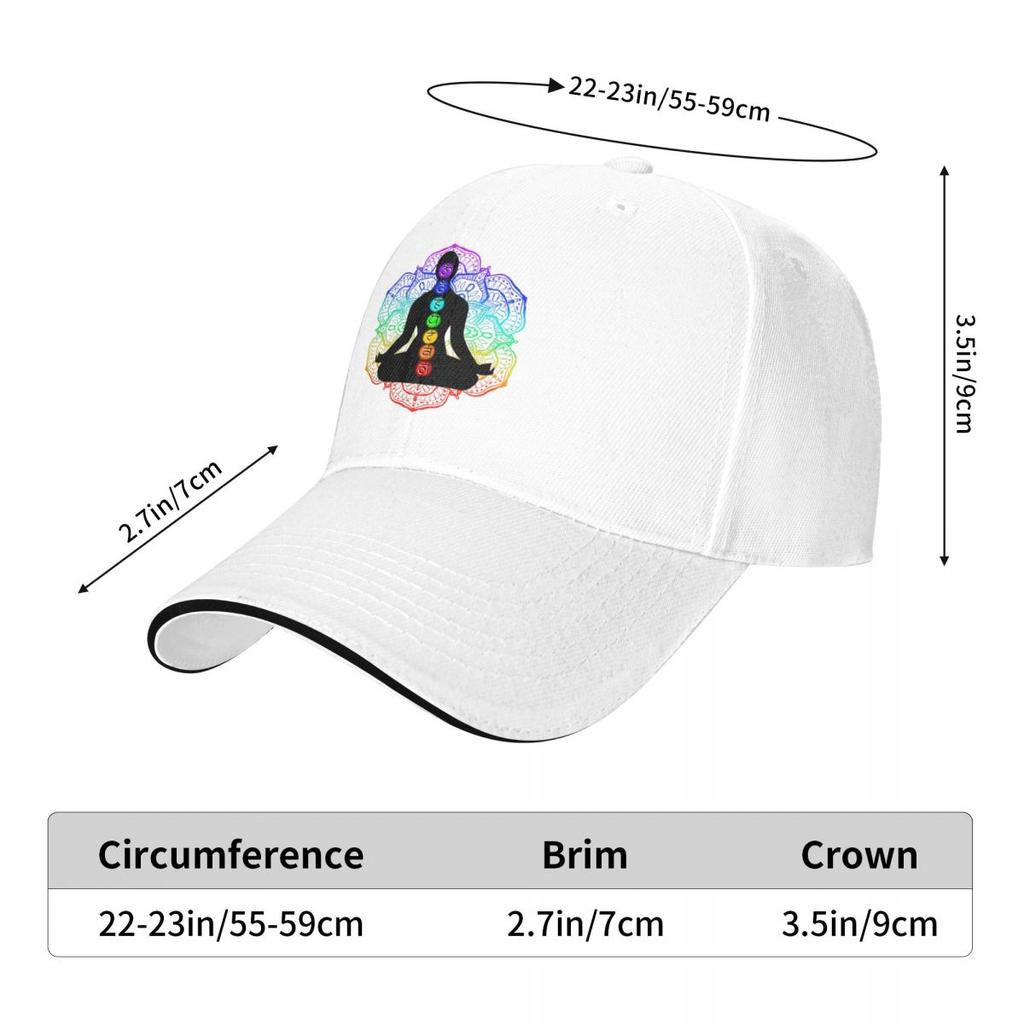 Baseball Caps Seven Chakras Meditating Buddha Trendy Customized Men Women Casual Spring Caps