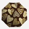 1pc Leopard Zebra Automatic Open/Close Umbrella Compact Folding Umbrella, All-Season Portable Umbrella for Women/Men F1124348