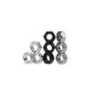 Black Galvanized Nickel-Plated Iron Hex Nut Screw Cap, GB Grades 4.8/8.8/12.9, Sizes M4/M5/M6/M8