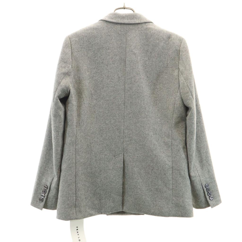 Unused FRAY I.D Wool Blend Tailored Jacket 1 Gray Women Used
