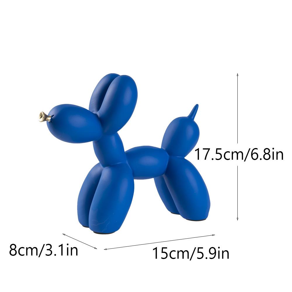1pcs Balloon Dog Ornament European Home Living Room Desktop Wine Cabinet Creative Animal Decoration Resin Crafts